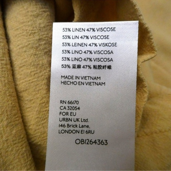 Free People Heat Wave Linen Blend Jumpsuit Honey Size Small - Picture 8 of 10